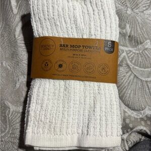 Serenity Bar Mop Multi-Purpose Towels - White 5 Pack